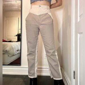 Canvas and corduroy patch pants. BDG from Urban outfitters